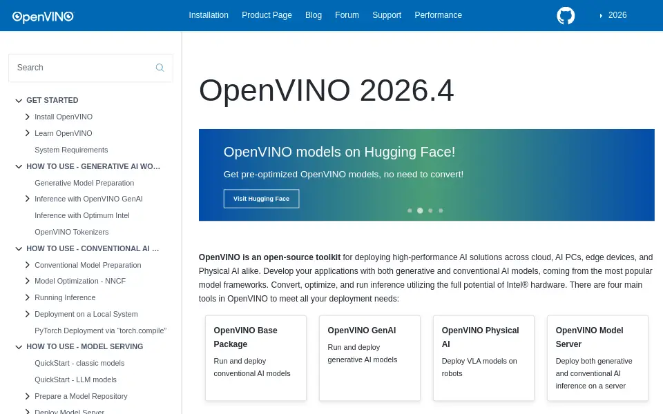 Preview of OpenVINO