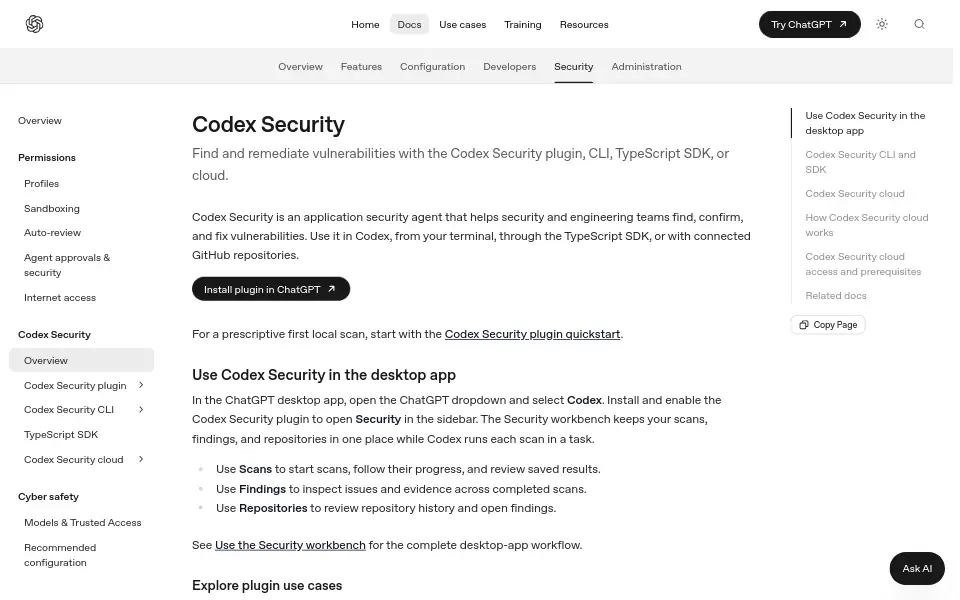 Preview of Codex Security