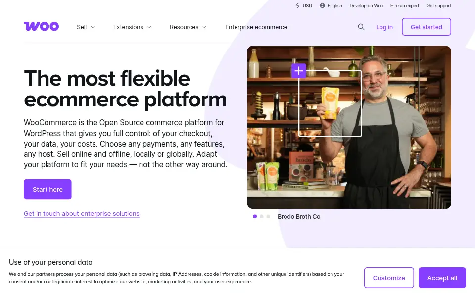 Preview of WooCommerce