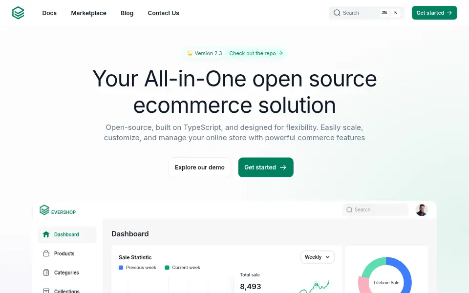Preview of EverShop