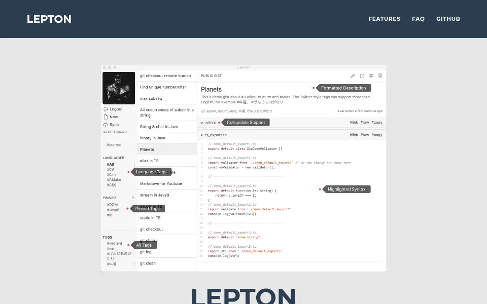 Preview of Lepton