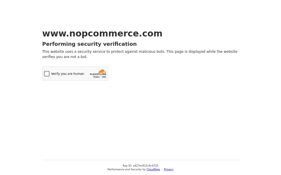 Preview of nopCommerce