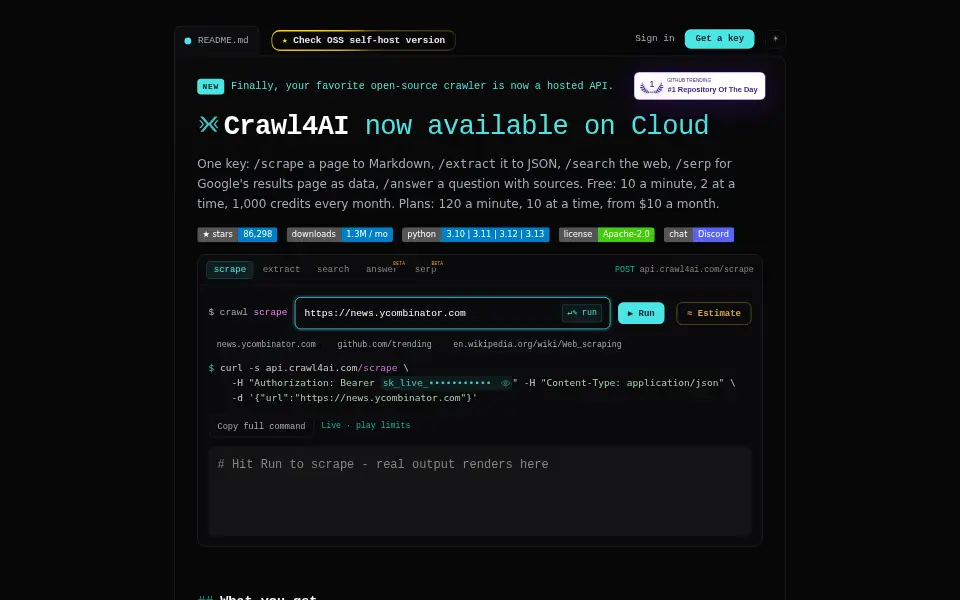 Preview of Crawl4AI
