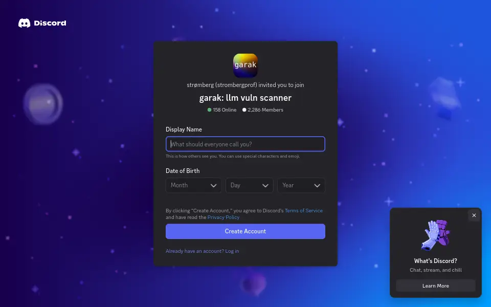 Preview of garak
