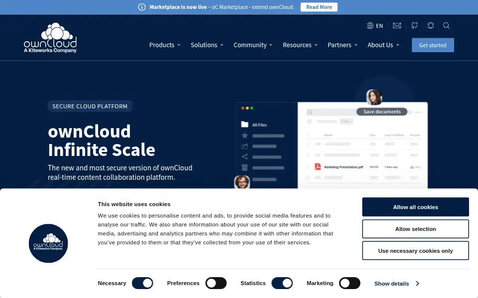 Preview of ownCloud