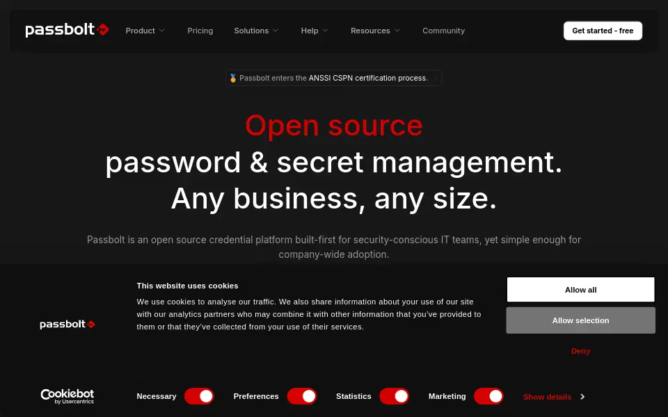 Preview of Passbolt