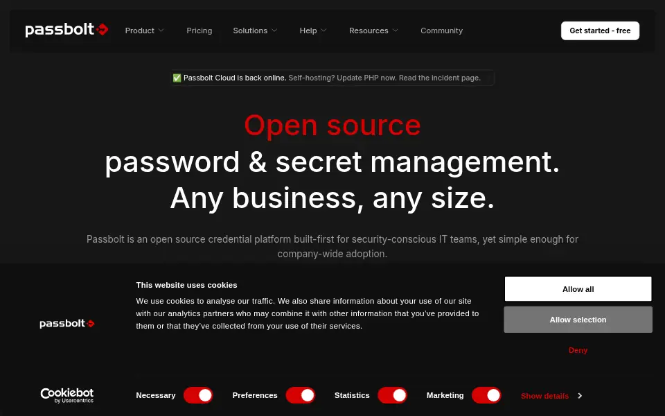 Preview of Passbolt