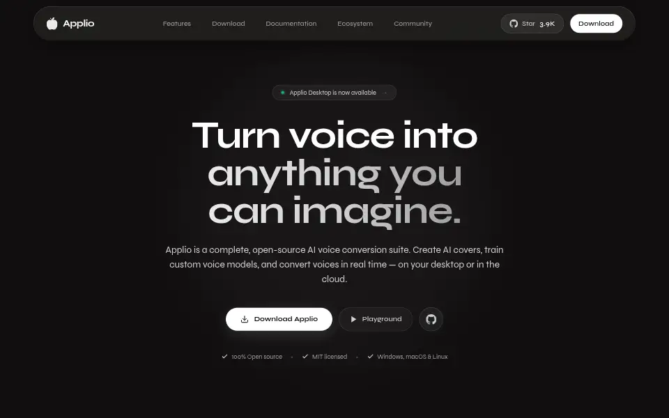 Preview of Applio