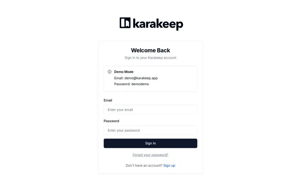 Preview of karakeep