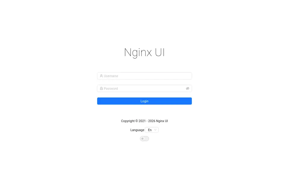 Preview of nginx-ui