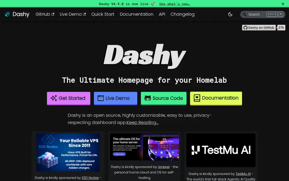 Preview of Dashy