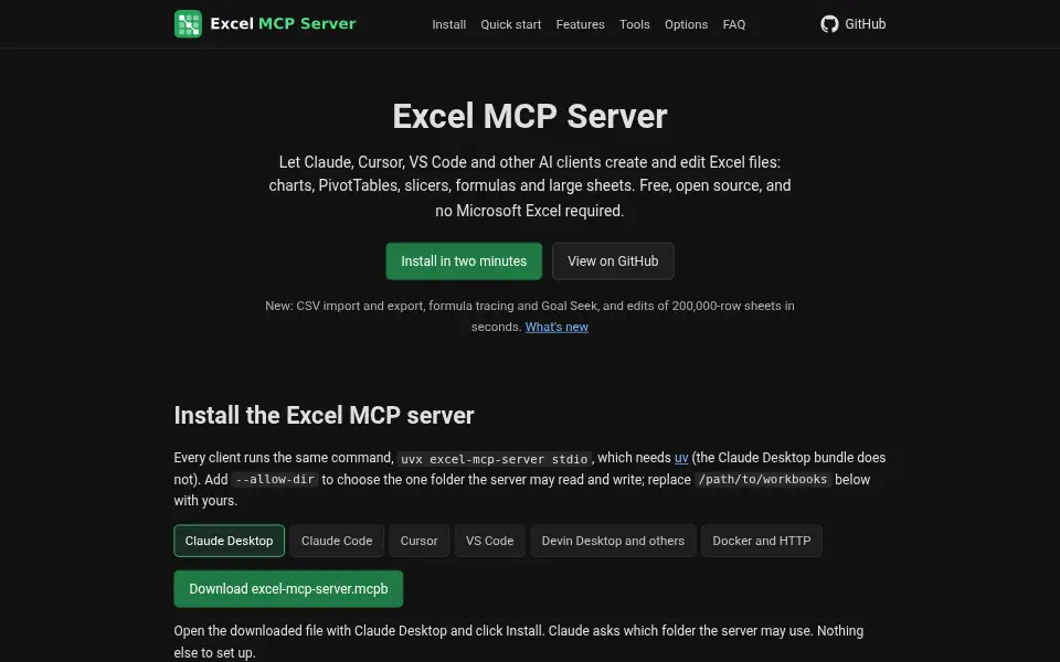 Preview of excel-mcp-server