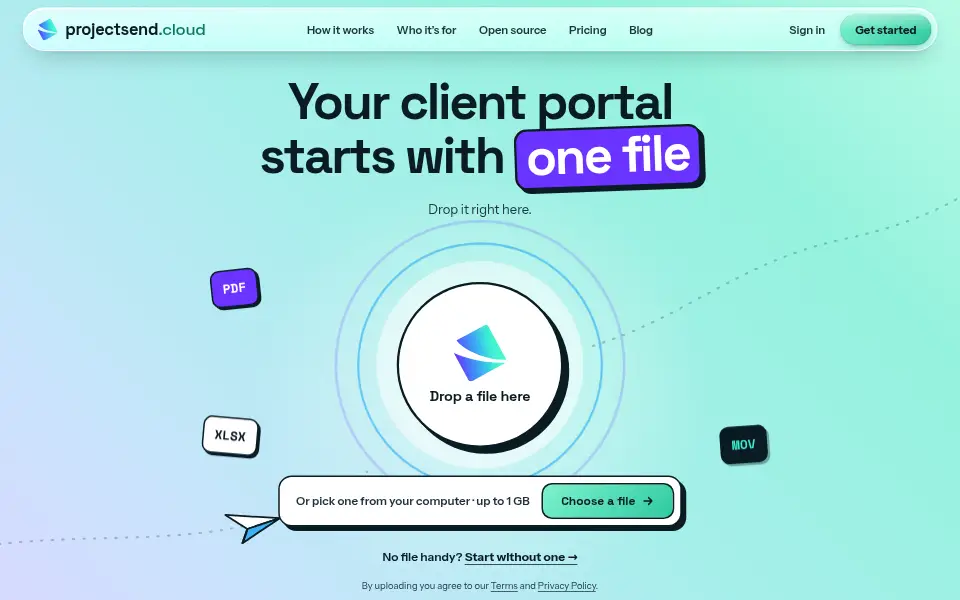 Preview of projectsend