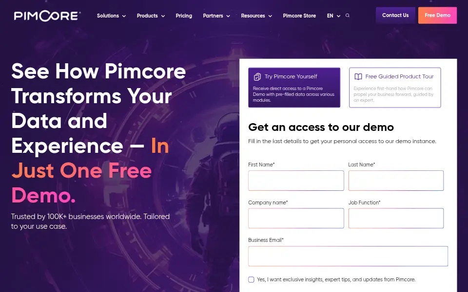 Preview of pimcore