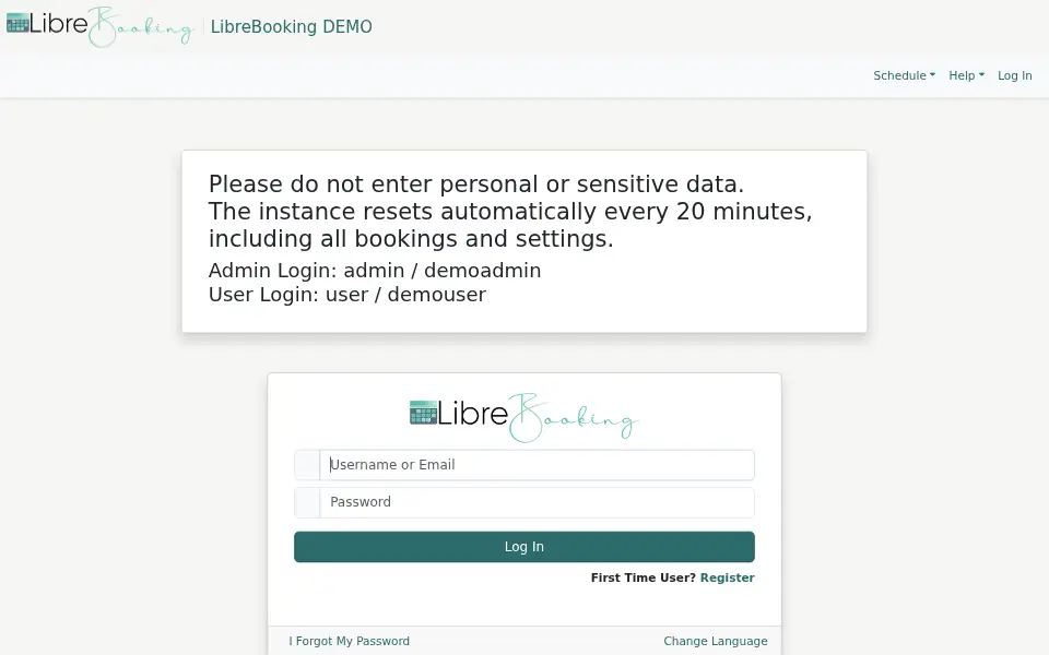 Preview of librebooking
