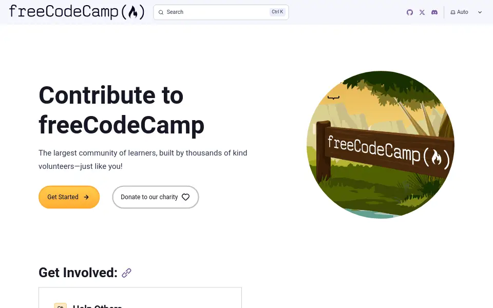 Preview of freeCodeCamp