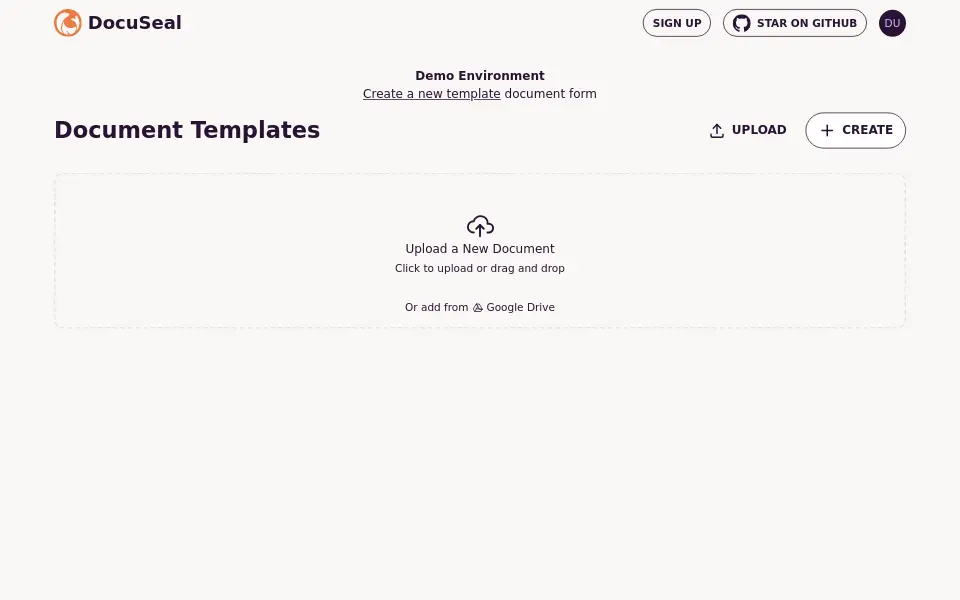 Preview of docuseal