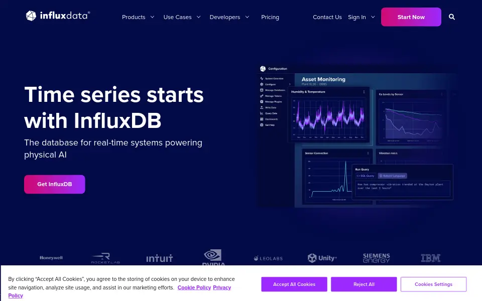 Preview of influxdb