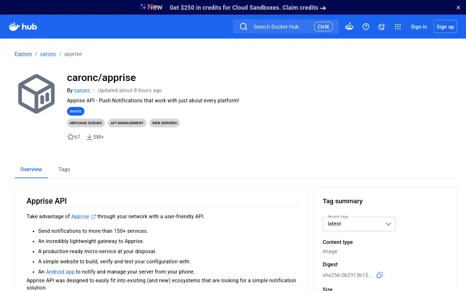 Preview of apprise