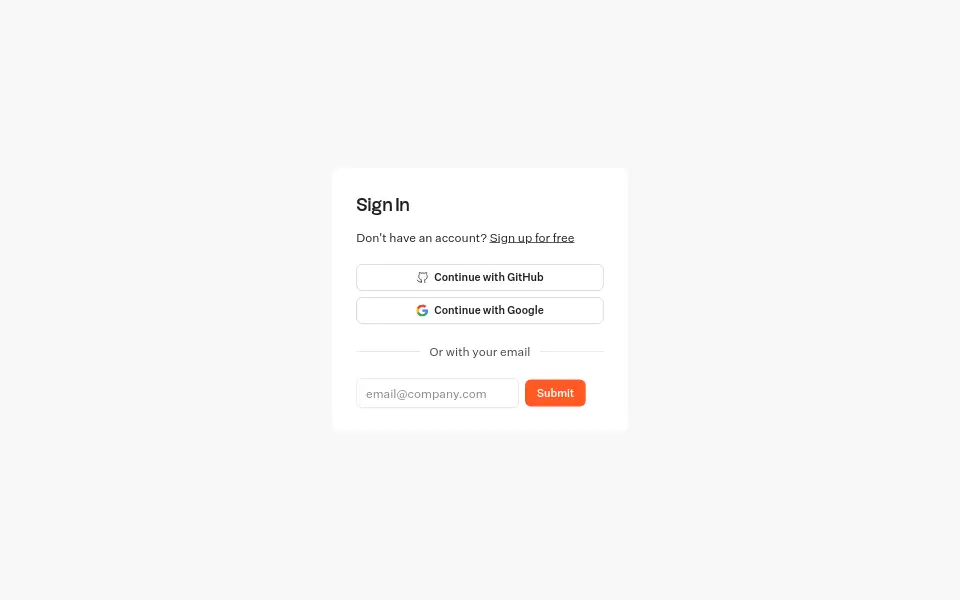 Preview of typebot.io
