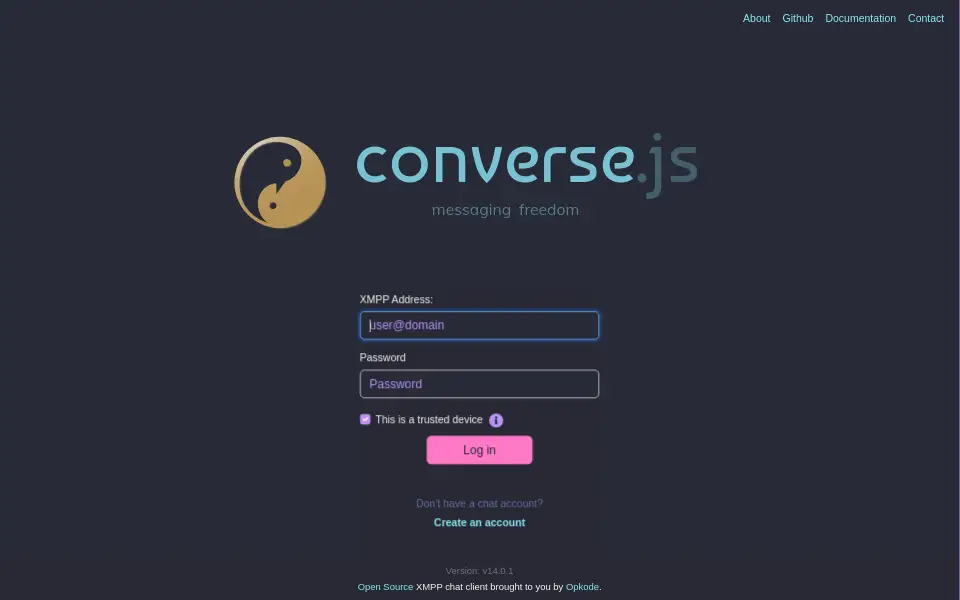 Preview of converse.js
