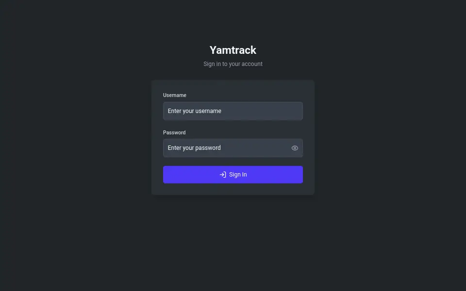 Preview of Yamtrack