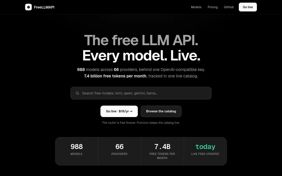 Preview of freellmapi