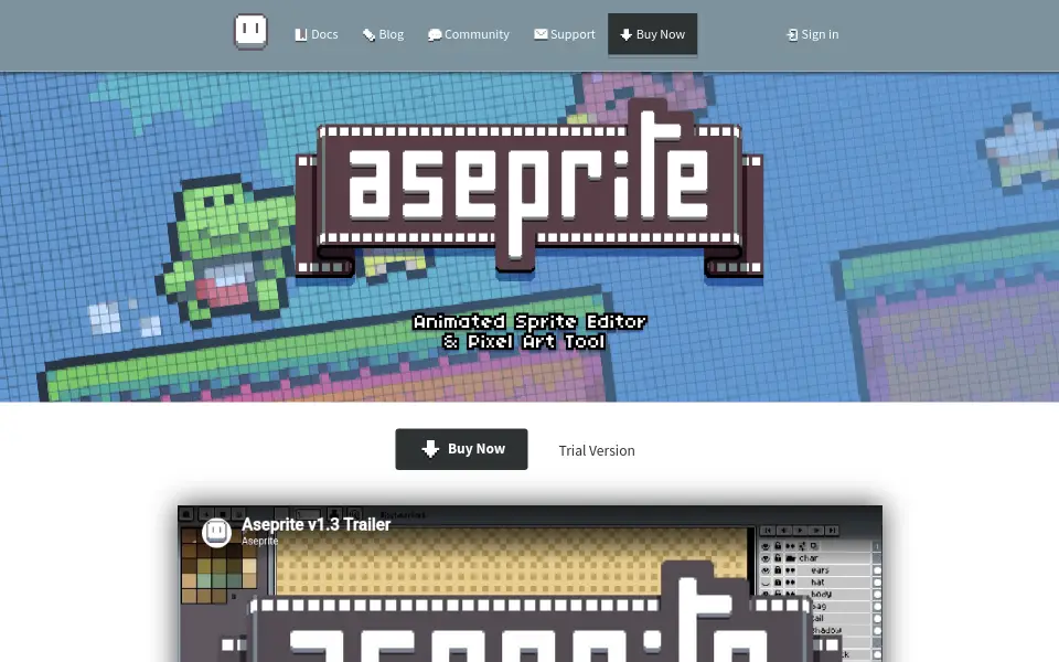 Preview of aseprite