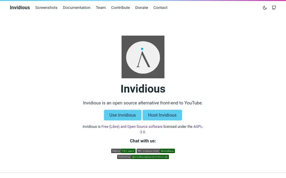 Preview of invidious