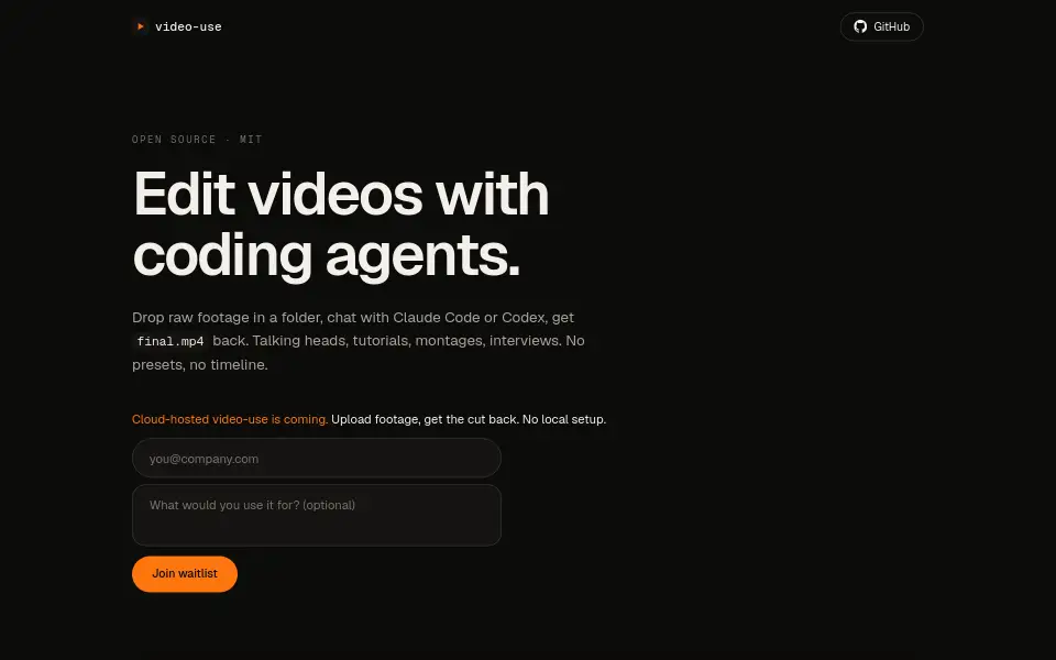 Preview of video-use