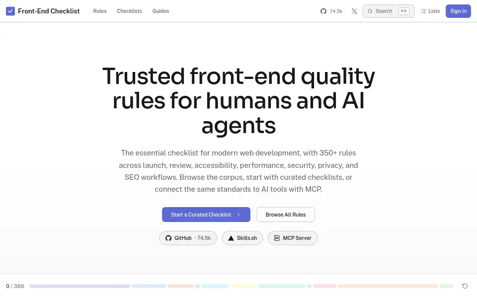 Preview of Front-End-Checklist