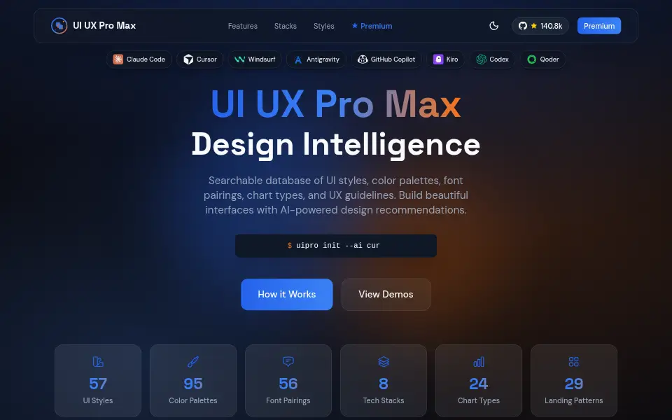 Preview of UI UX Pro Max Skill