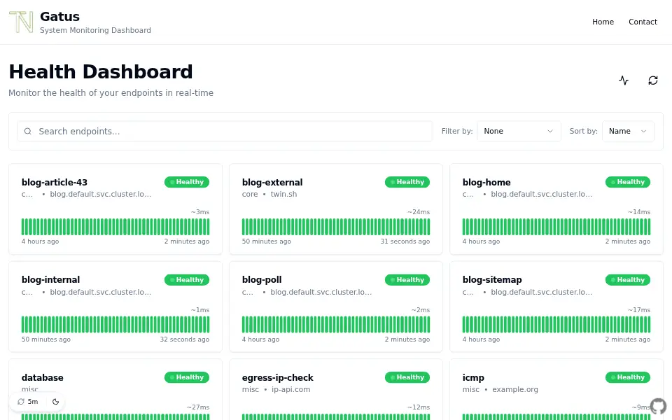 Preview of gatus