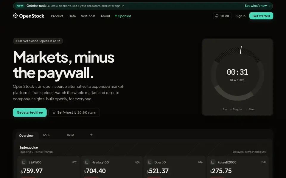 Preview of OpenStock