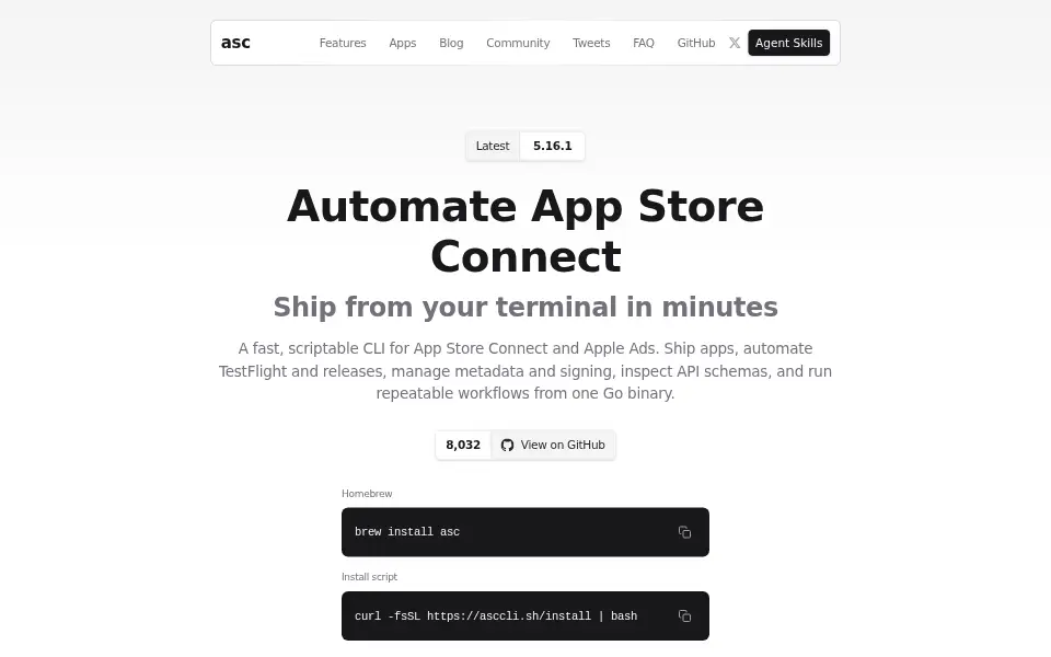 Preview of App-Store-Connect-CLI