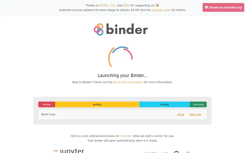 Preview of jupyterlab