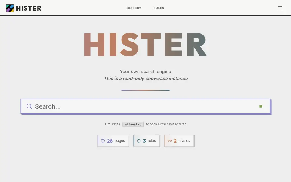 Preview of hister