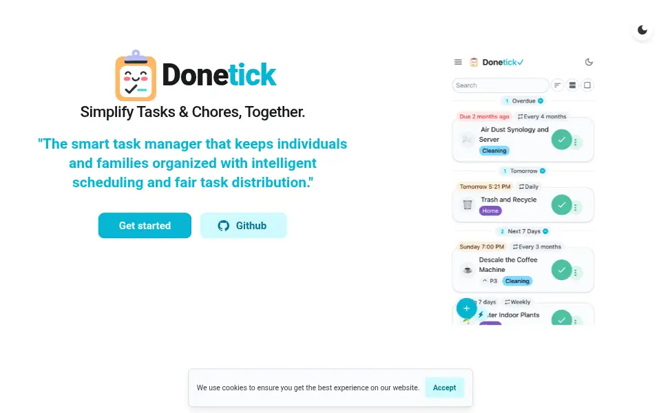Preview of donetick