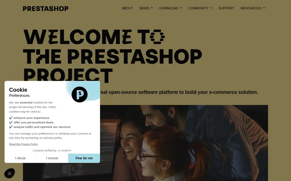 Preview of PrestaShop