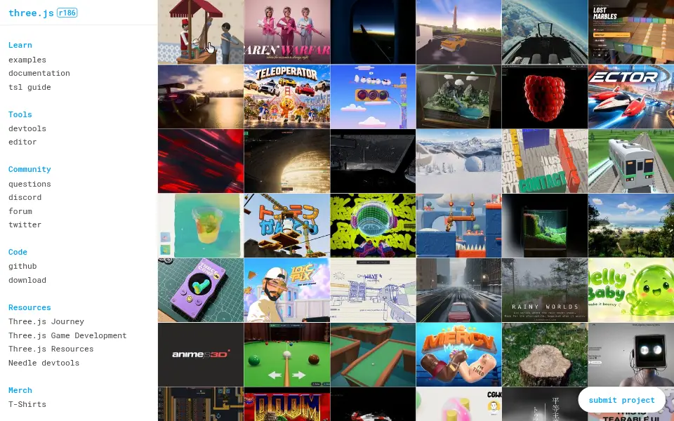 Preview of three.js