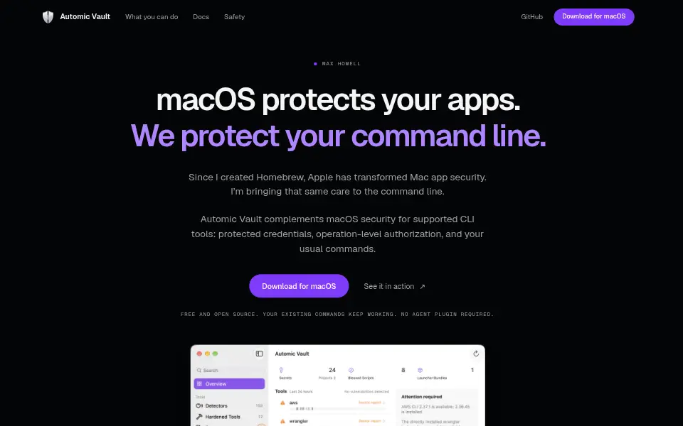 Preview of automic-vault