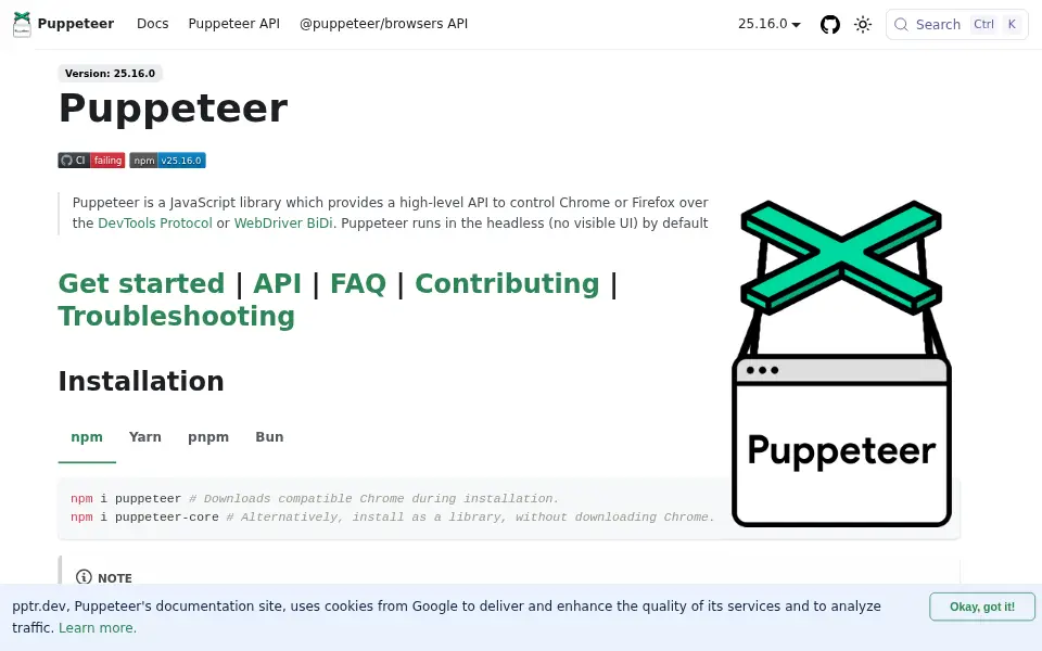 Preview of Puppeteer