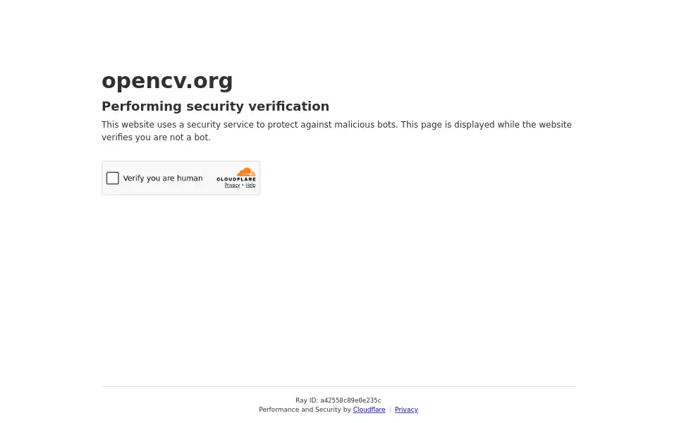 Preview of OpenCV