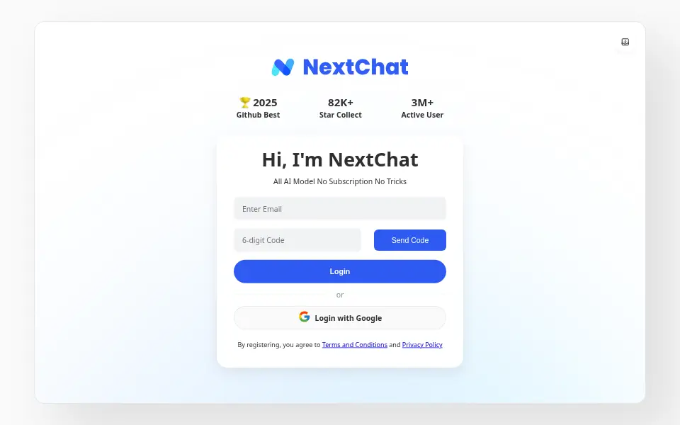 Preview of NextChat