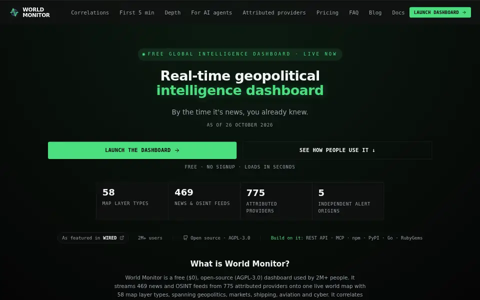 Preview of World Monitor