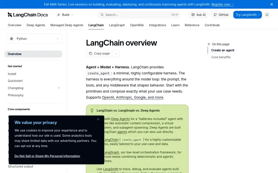 Preview of LangChain