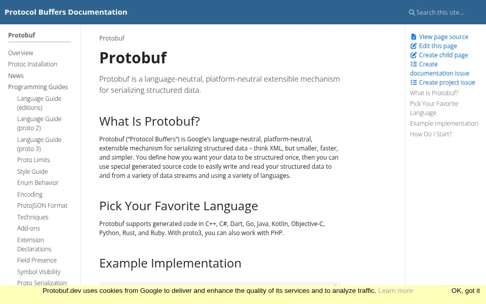 Preview of Protocol Buffers