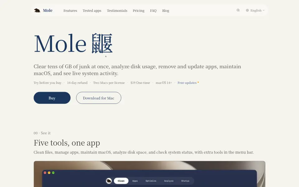 Preview of Mole