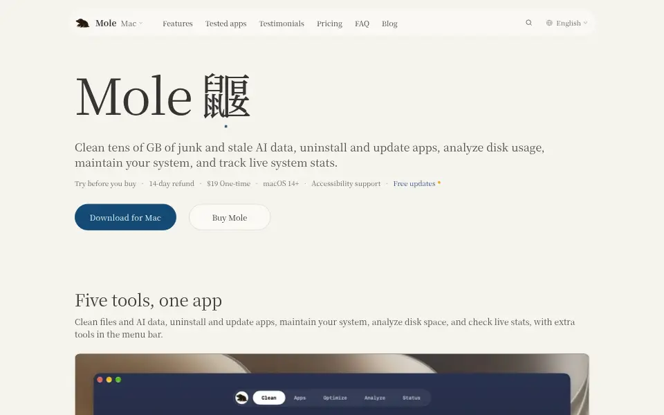 Preview of Mole