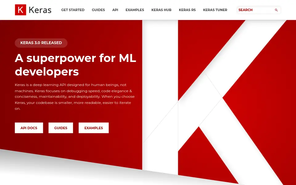 Preview of Keras